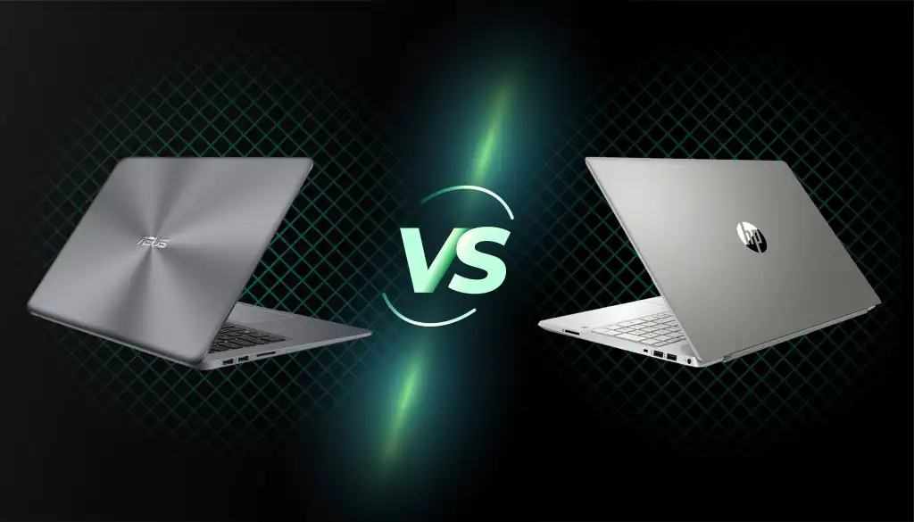 مقایسه لپ تاپ اچ پی و ایسوس